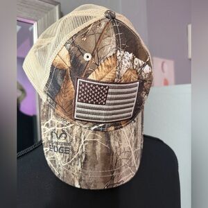Infinity Brands Real Tree Camo American Flag Trucker Mesh SnapBack Baseball Hat